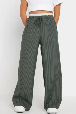 Petite Contrast Waist Trousers