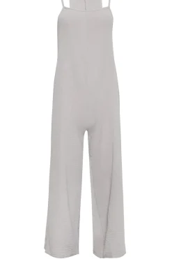 Petite Crepe Wide Leg Jumpsuit
