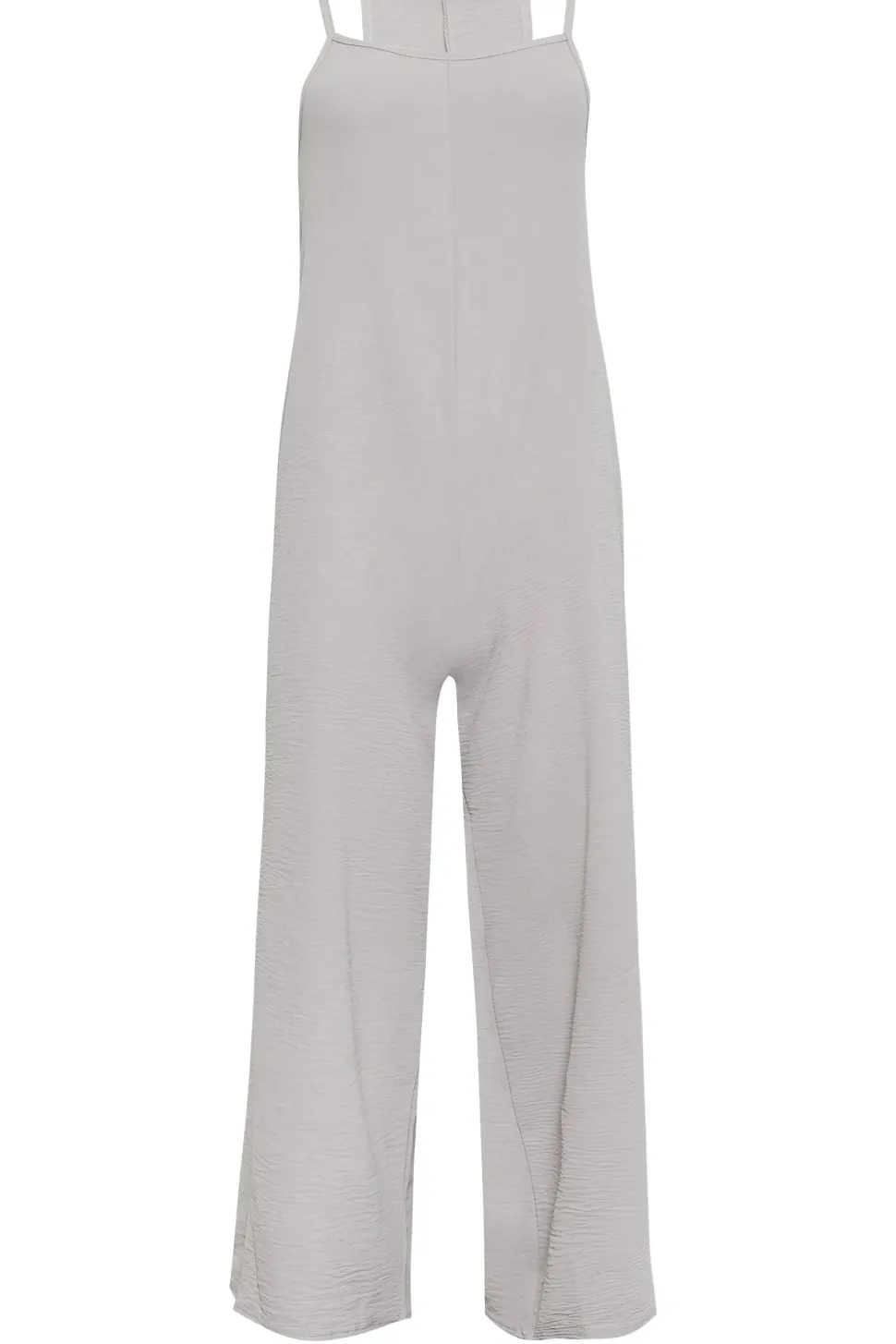 Petite Crepe Wide Leg Jumpsuit