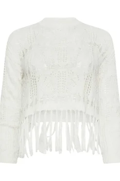 Petite Crochet Tassle Jumper