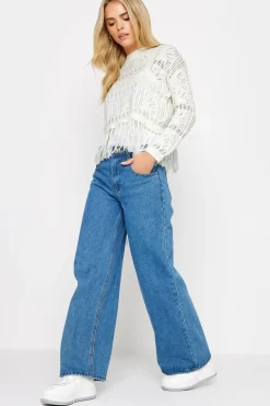 Petite Crochet Tassle Jumper