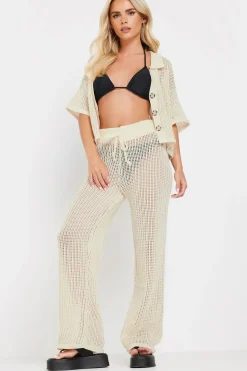 Petite Crochet Trousers