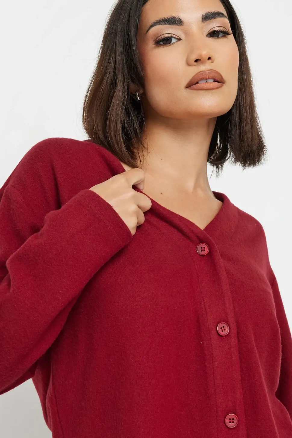 Petite Cropped Cardigan