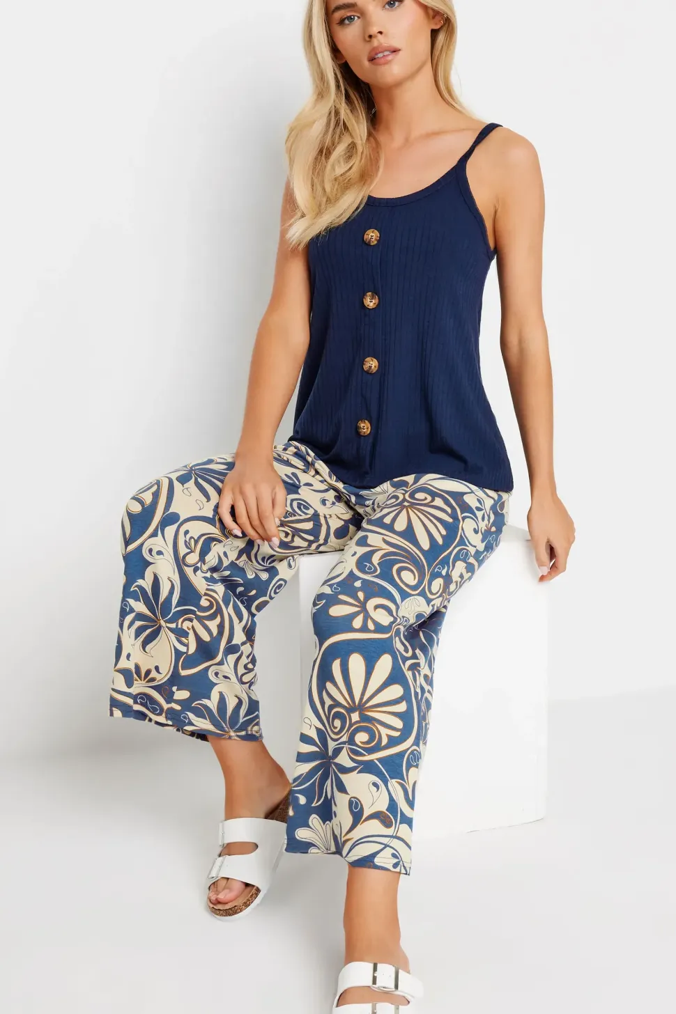 Petite Cropped Trousers