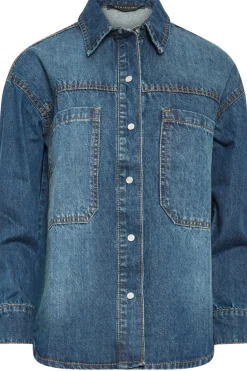 Petite Denim Shacket