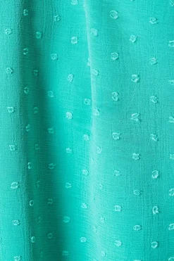 Petite Dobby Chiffon Boho Blouse