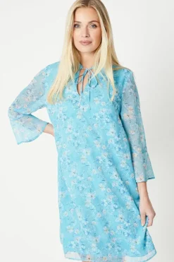 Petite Double Tie Shift Dress