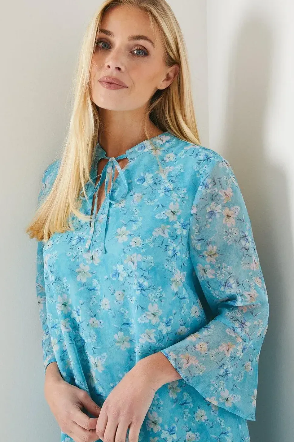 Petite Double Tie Shift Dress