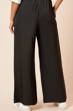Petite Elasticated Waist Straight Leg Trouser