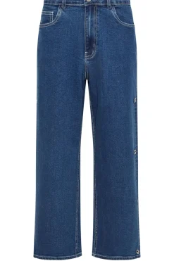 Petite Eyelet Detail Jeans