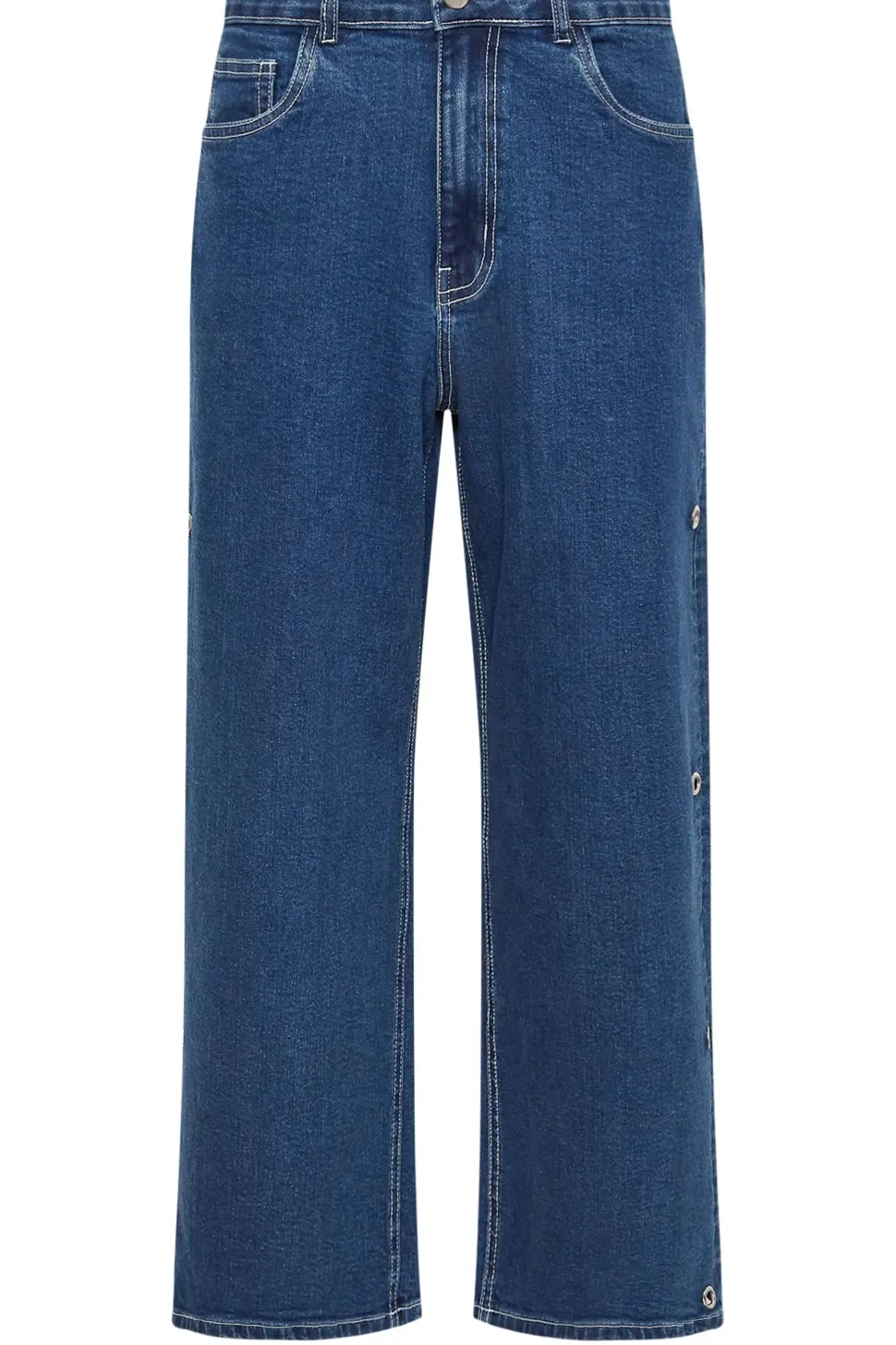 Petite Eyelet Detail Jeans