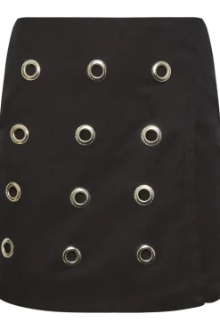 Petite Eyelet Mini Skirt