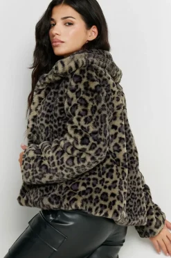 Petite Faux Fur Coat