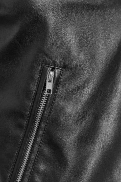 Petite Faux Leather Jacket