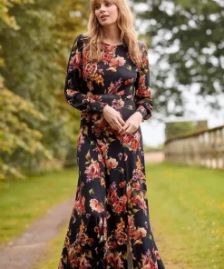 Petite Floral Split Hem Maxi Dress