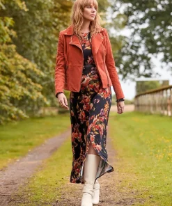 Petite Floral Split Hem Maxi Dress