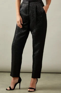 Petite Foil Tapered Trousers