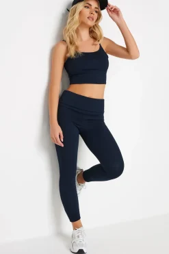 Petite Fold Over Waistband Leggings