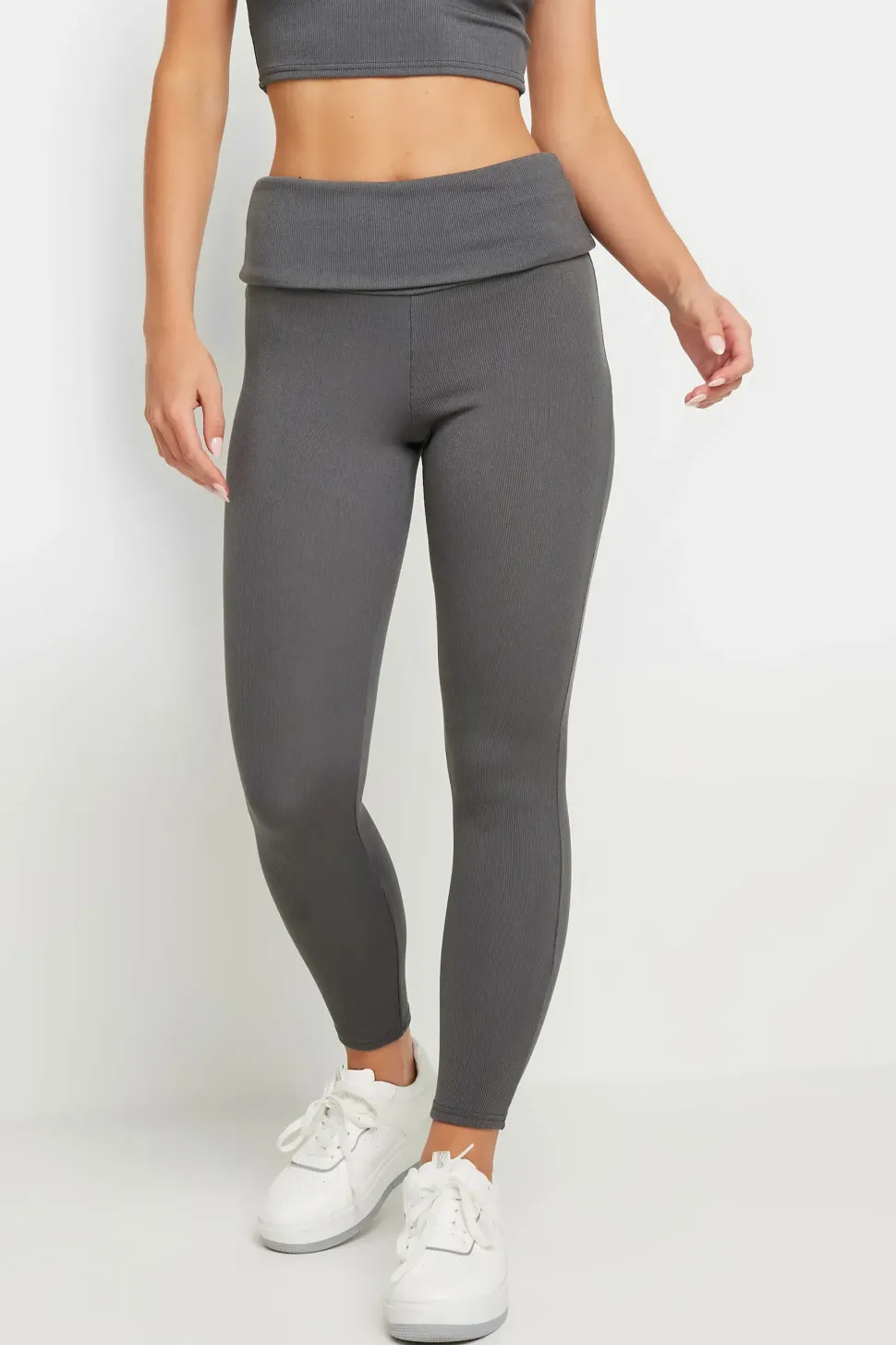 Petite Fold Over Waistband Leggings