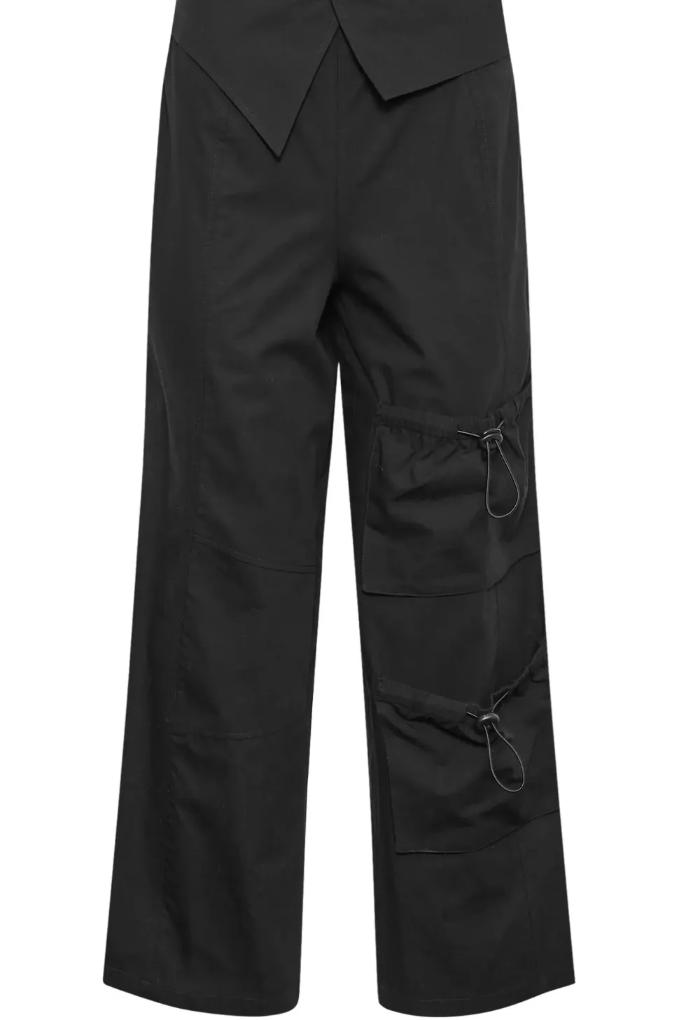 Petite Fold Over Waist Cargo Trousers