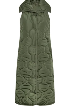 Petite Funnel Neck Quilted Gilet