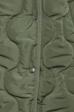 Petite Funnel Neck Quilted Gilet