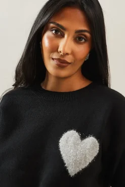 Petite Heart Motif Jumper