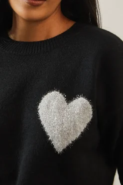 Petite Heart Motif Jumper