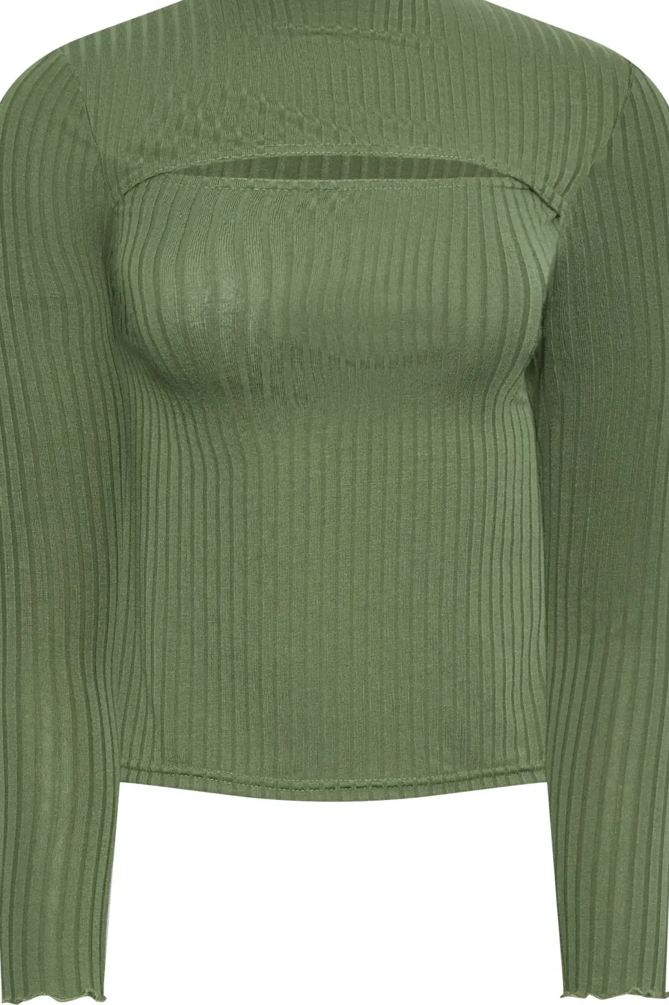 Petite Hem Cut Out Top