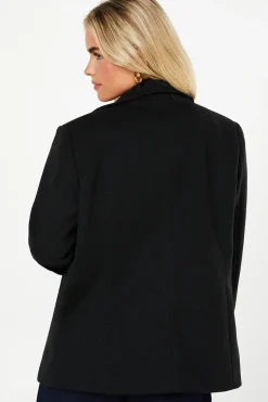 Petite Herringbone Oversized Blazer