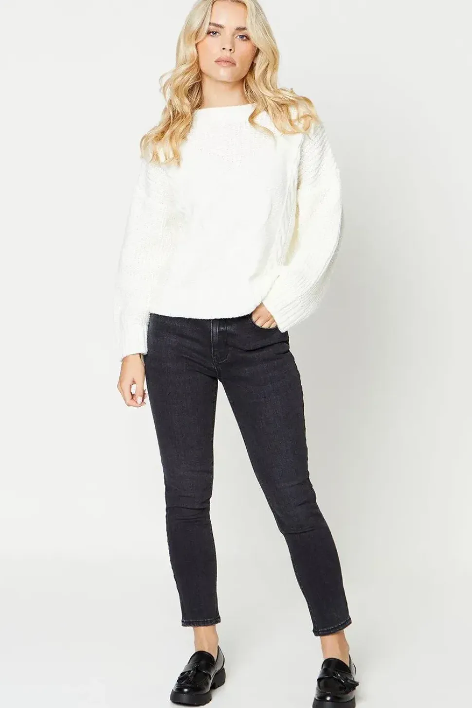 Petite High Rise Skinny Jeans