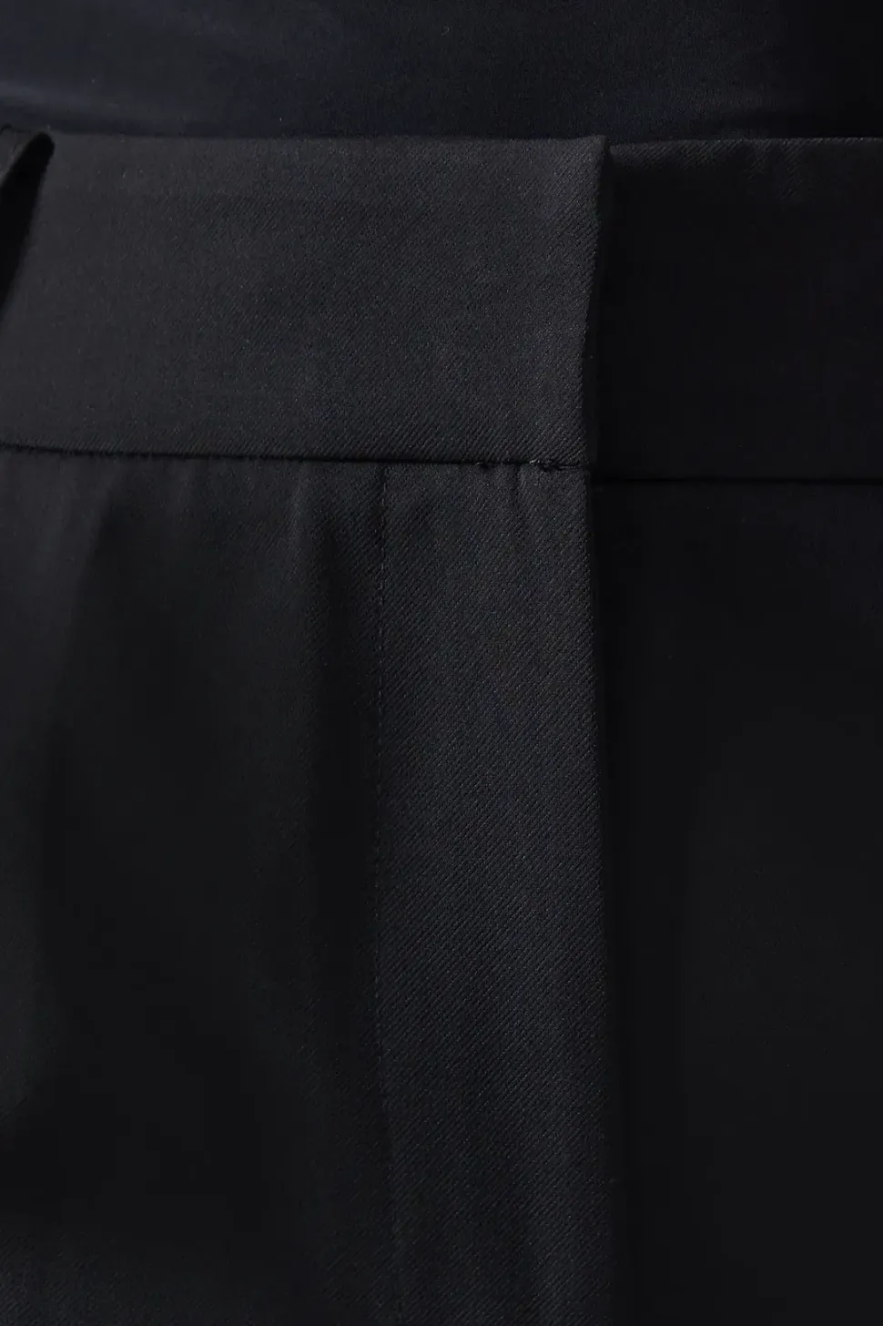 Petite High Waist Straight Leg Trouser