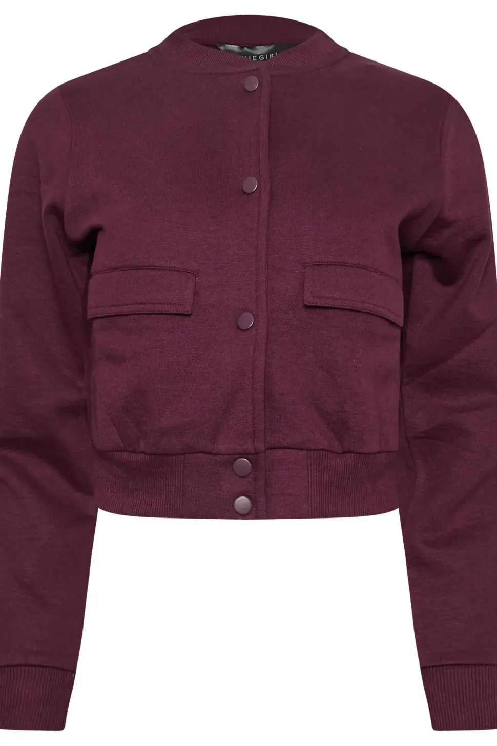 Petite Jersey Bomber Jacket