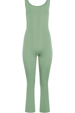 Petite Jersey Flared Jumpsuit