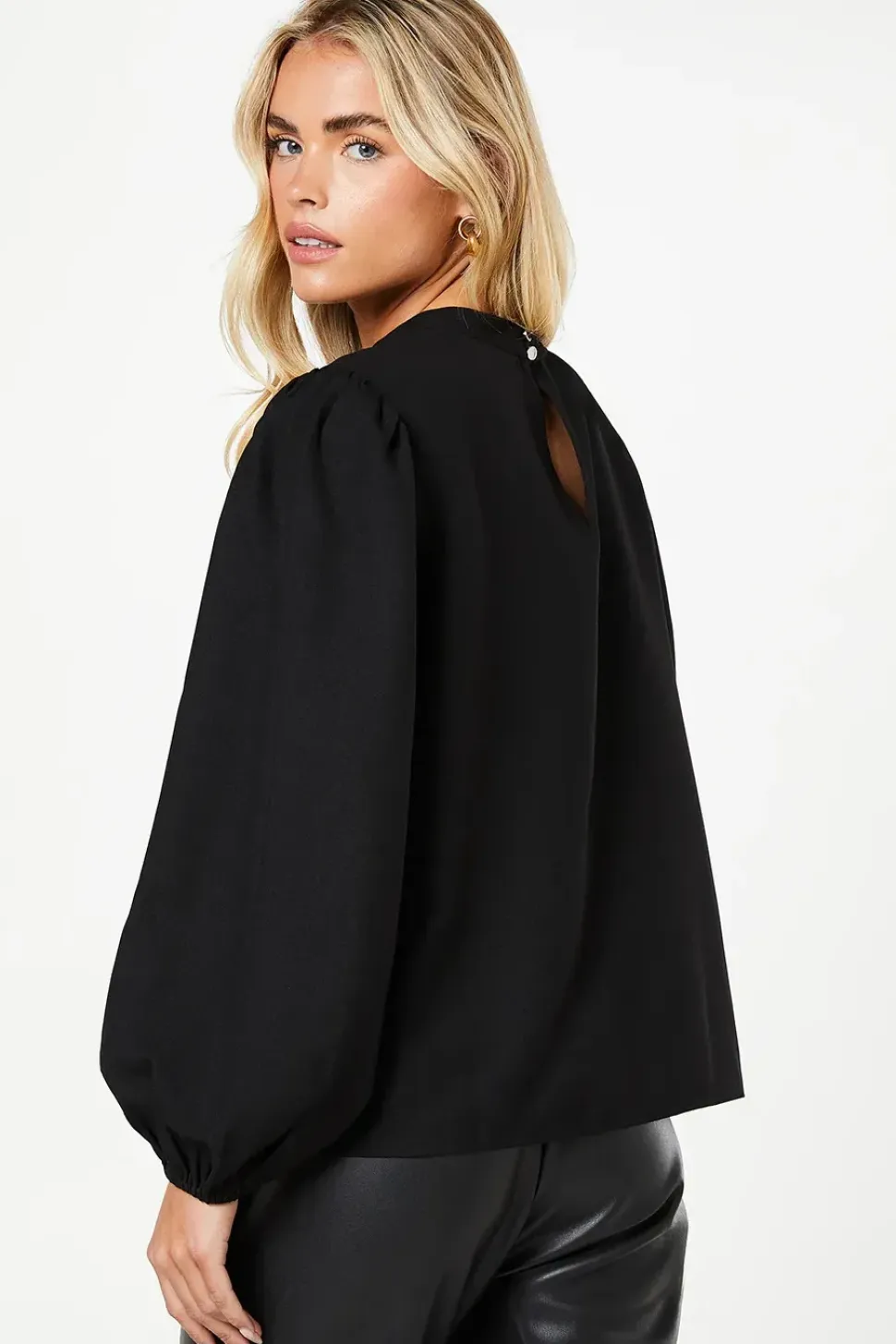 Petite Keyhole Blouse