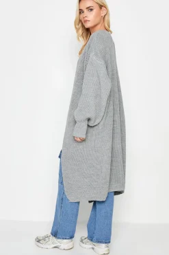Petite Knit Balloon Sleeve Cardigan