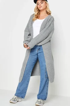 Petite Knit Balloon Sleeve Cardigan