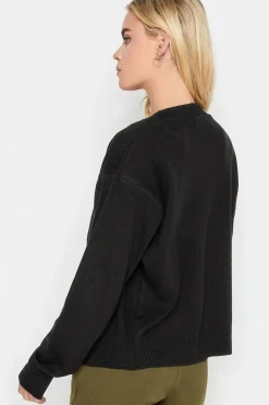 Petite Knitted Bomber Jacket