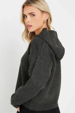 Petite Knitted Hoodie