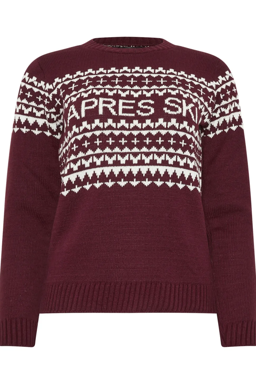 Petite Knitted Slogan Jumper