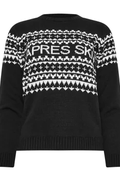 Petite Knitted Slogan Jumper