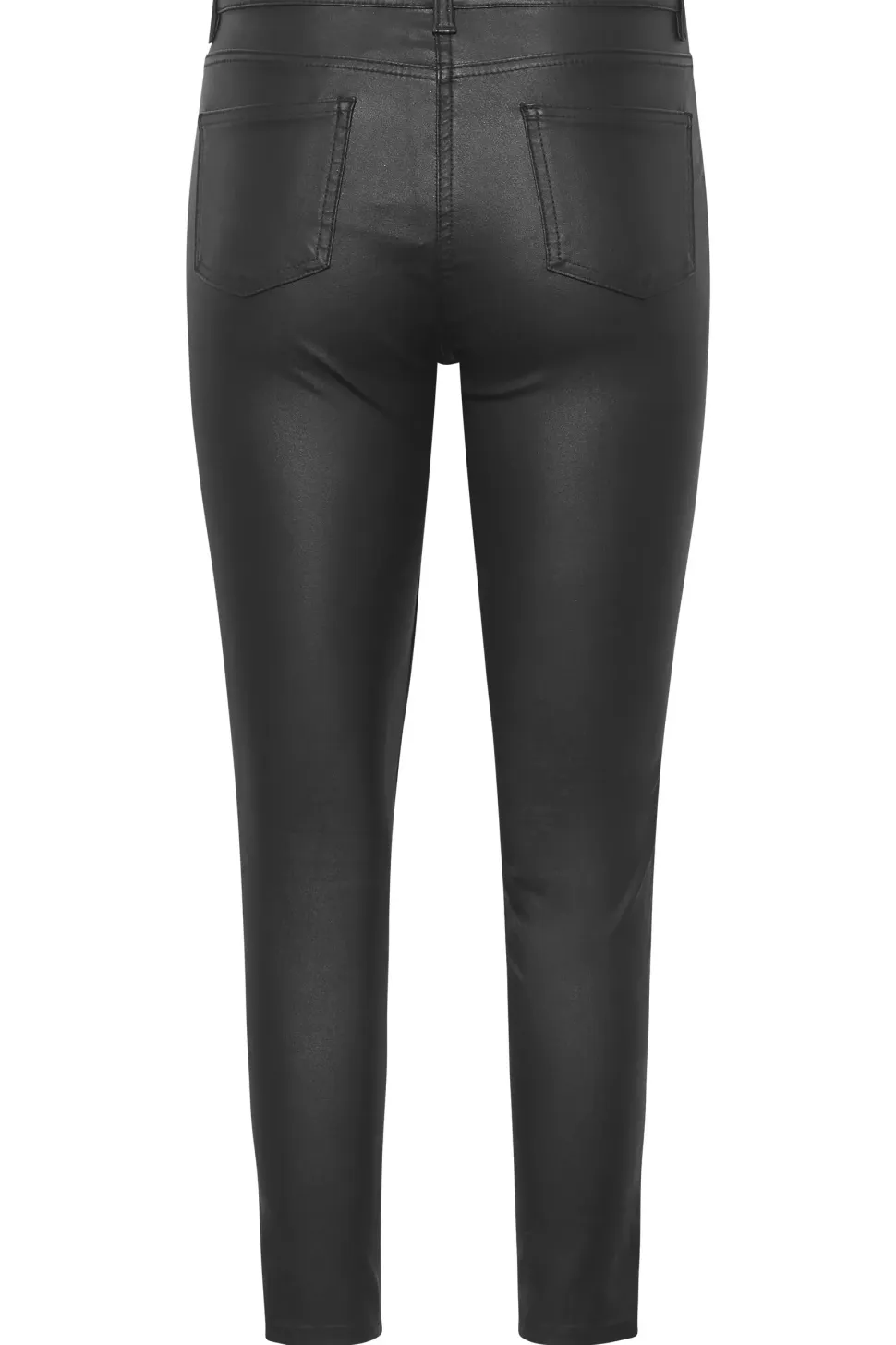 Petite Leather Look Jeans