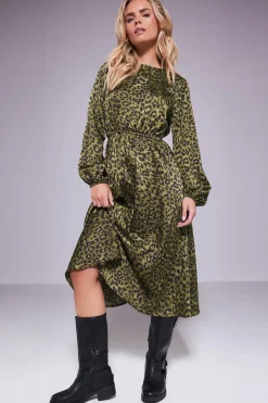 Petite Leopard Print Dress