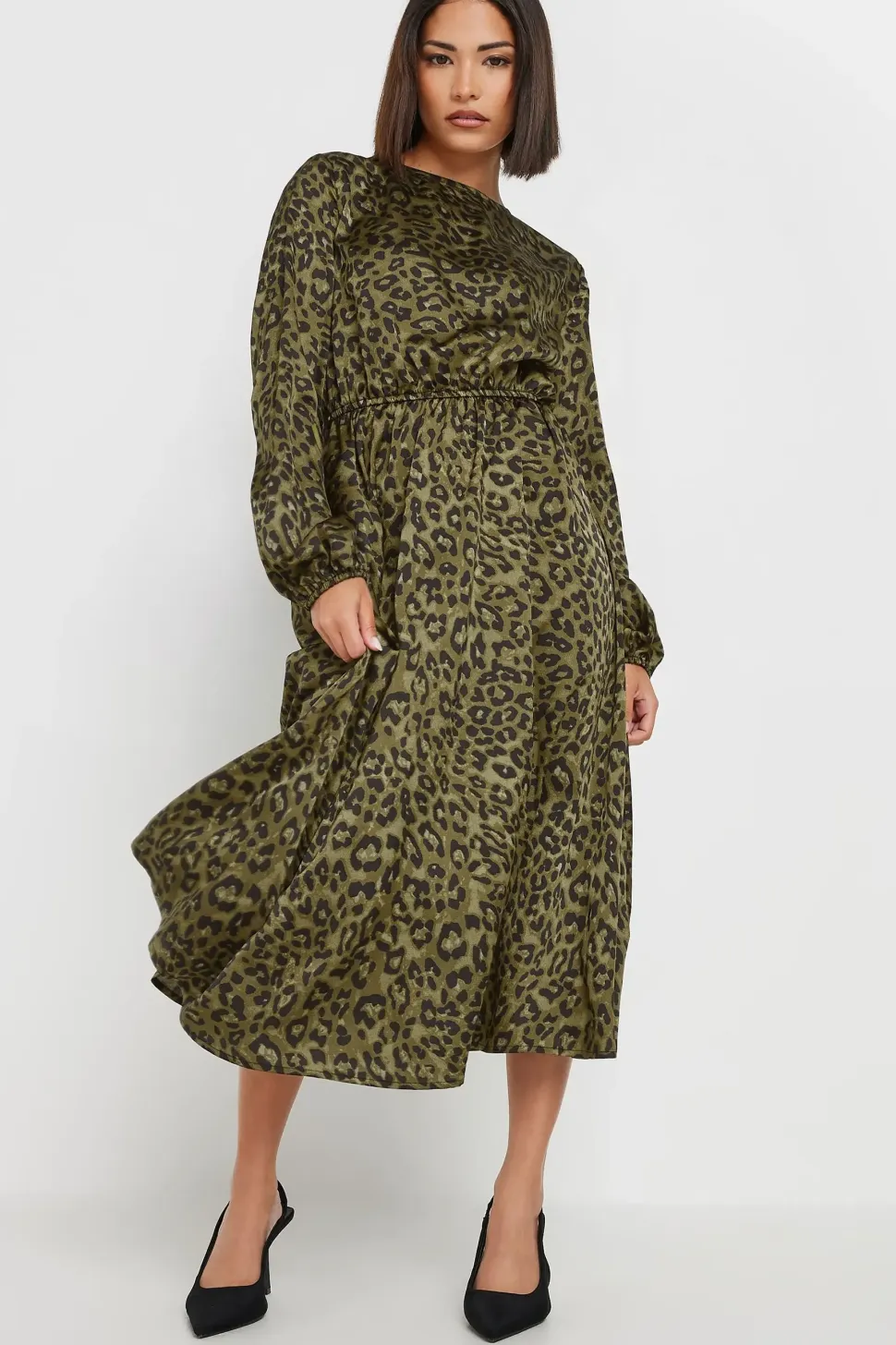 Petite Leopard Print Dress