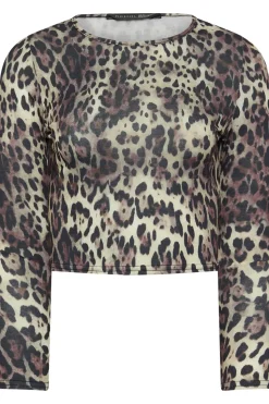 Petite Leopard Print Top