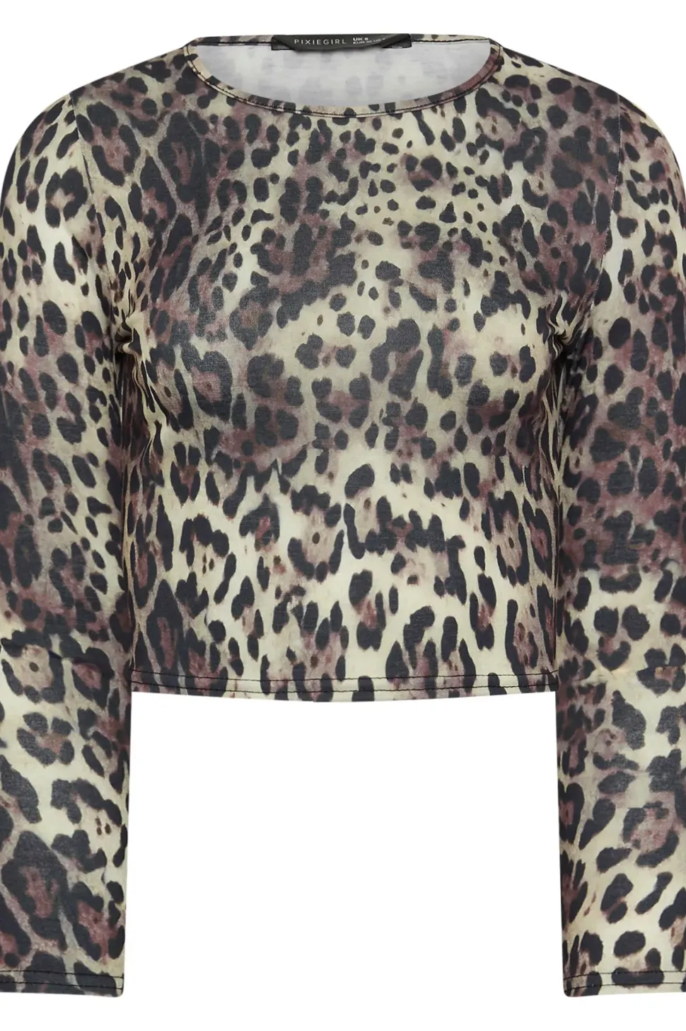 Petite Leopard Print Top