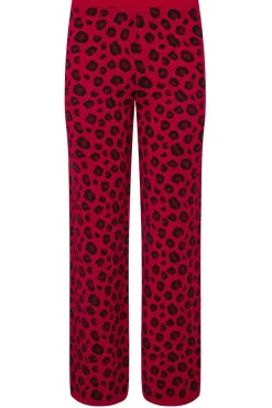 Petite Leopard Print Trousers