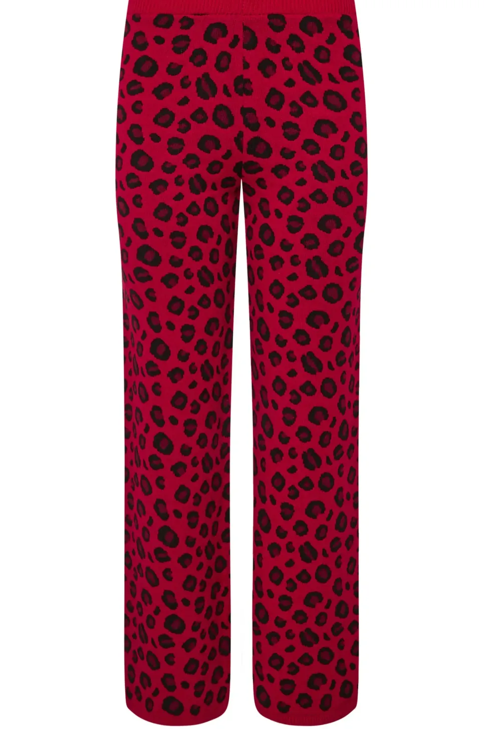 Petite Leopard Print Trousers