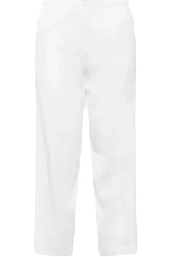Petite Linen Wide Leg Trousers