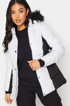 Petite Long Sleeve Puffer Jacket